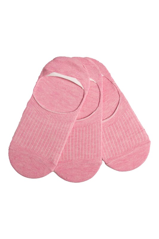 SİMİSSO - Penguin Woman Short Socks 3 Pack | Pink