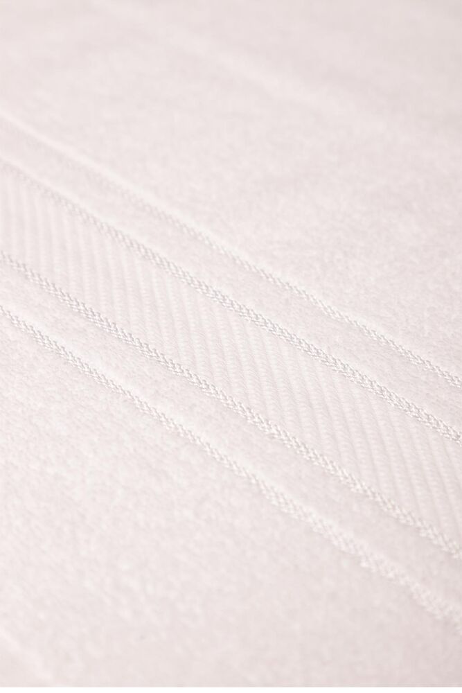 Fiesta Soft Bordürlü Bukle Orient Yüz Havlusu 2201 50x90 | Beyaz
